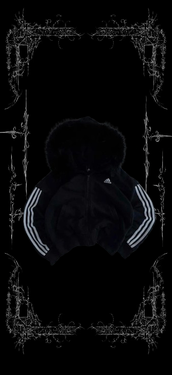 adidas hoodie fur